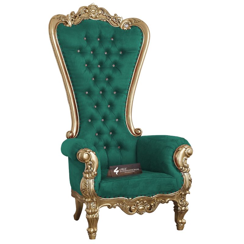 Maharaja Josefine Chair & Single Sofa | Solid Wood CRUZ INTERNATIONAL