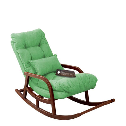 Premium Terje Comfort Rocking Chair | Rosewood | 12 Colours Available CRUZ INTERNATIONAL