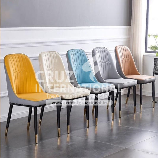 Modern Mattia Living Room & Dinning Chair | 5 Colours Available | Set of 1 CRUZ INTERNATIONAL