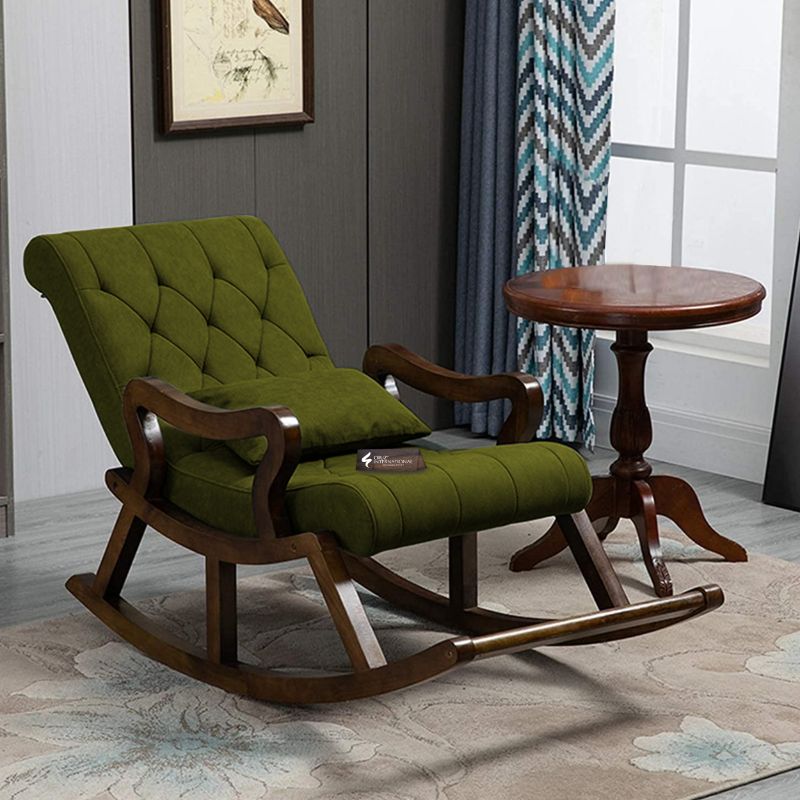 Premium Home Fernando Rocking Chair | Rosewood | 10 Colours Available CRUZ INTERNATIONAL