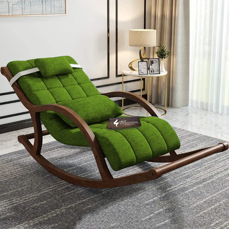 Premium Unique Alejandro Rocking Chair | Rosewood | 11 Colours Available CRUZ INTERNATIONAL