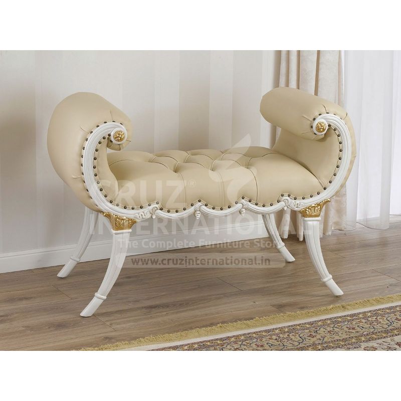 Classic Joseph Carving Settee | Standard CRUZ INTERNATIONAL