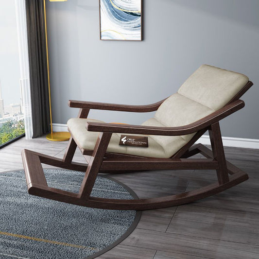 Premium Mjolnir House Rocking Chair | Rosewood | 13 Colours Available CRUZ INTERNATIONAL