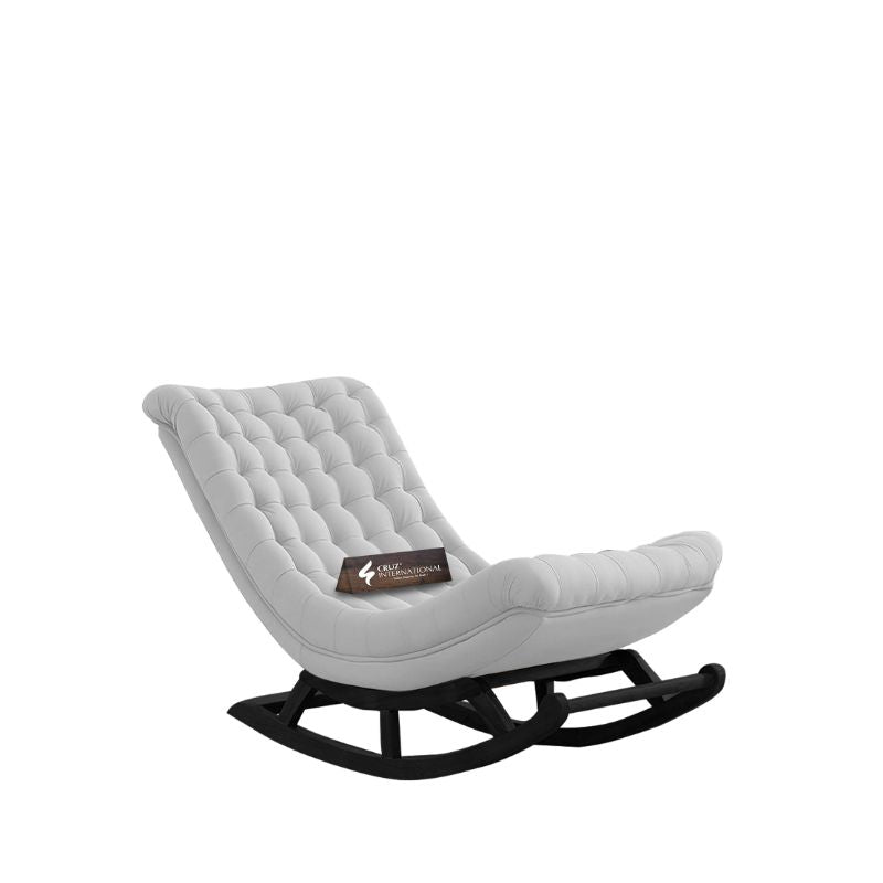 Premium Zylla Rocking Chair | Rosewood | 19 Colours Available CRUZ INTERNATIONAL