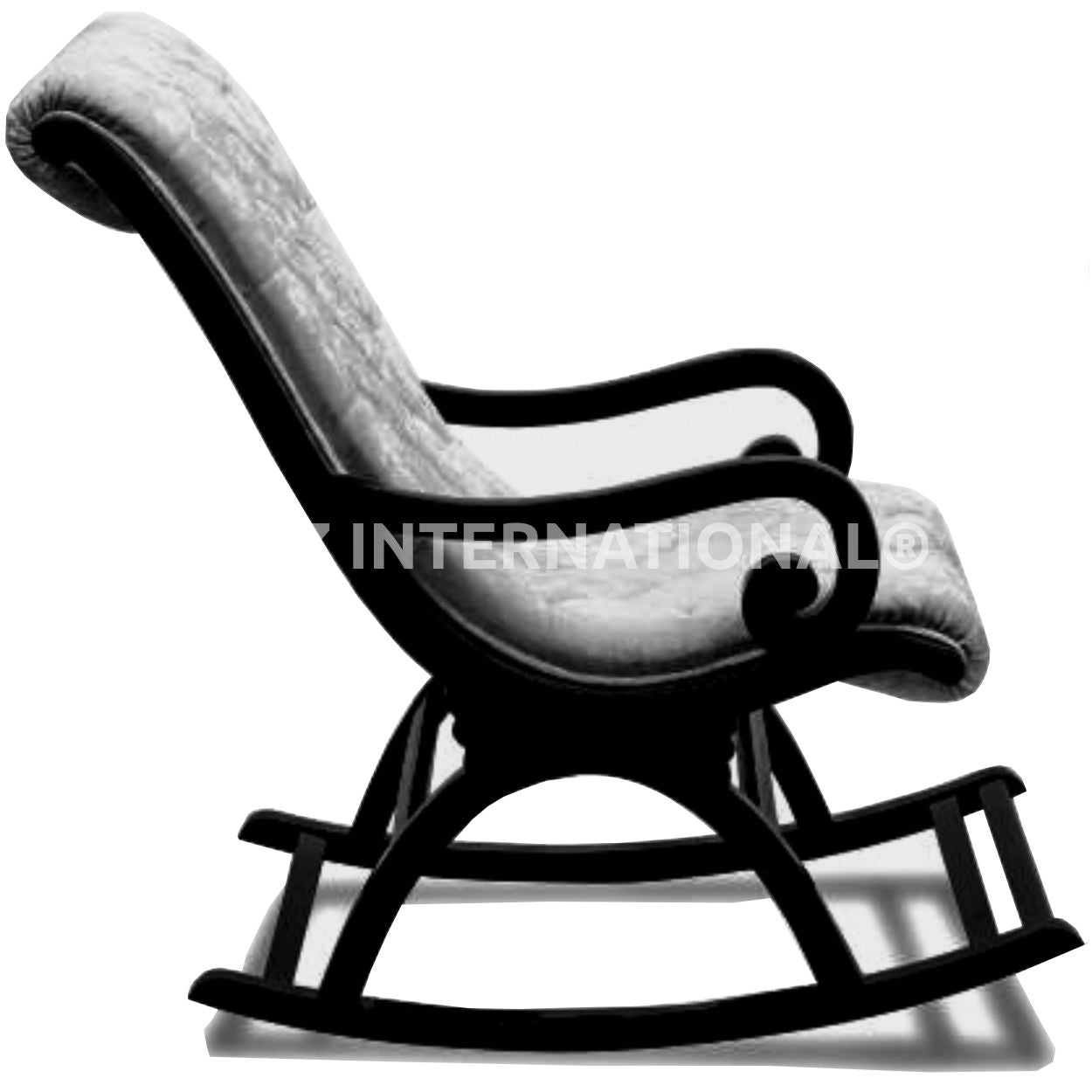 Shahi Lilli Rocking Chair | Solid wood | 4 Colours Available CRUZ INTERNATIONAL