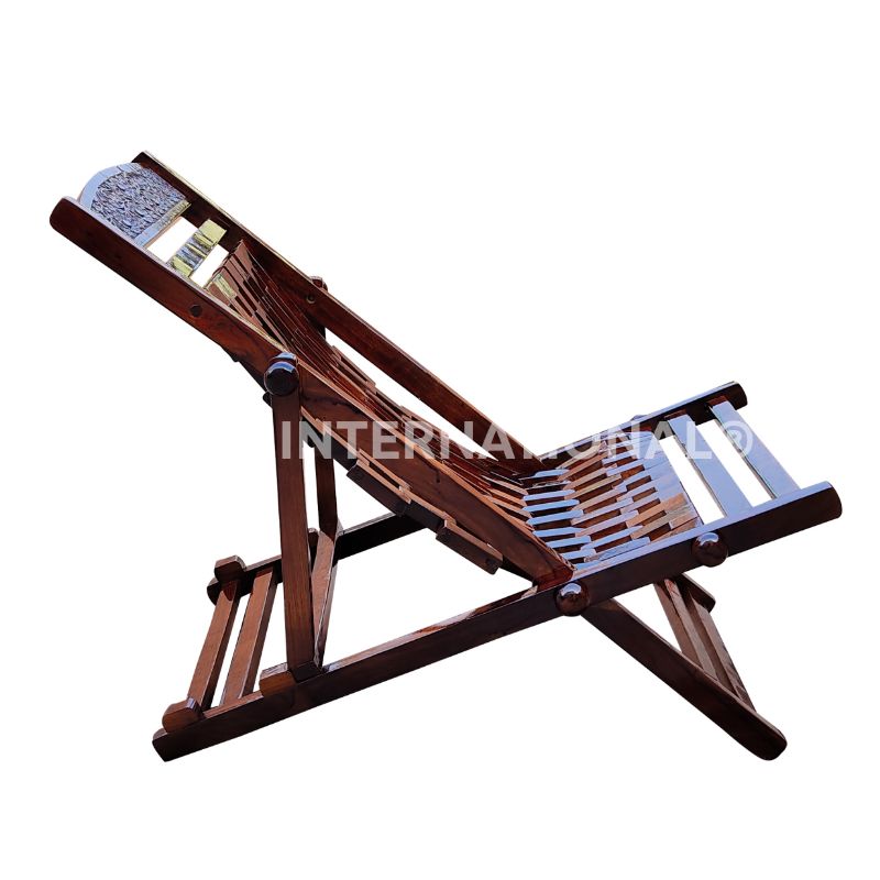 Evergreen Estrith Easy Chair | Mango Wood| Walnut CRUZ INTERNATIONAL