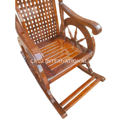 Evergreen Cilja Rocking Chair | Rosewood CRUZ INTERNATIONAL