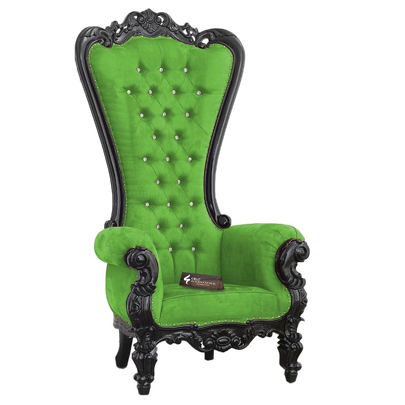 Maharaja Branka Chair | Solid wood | Velvet CRUZ INTERNATIONAL