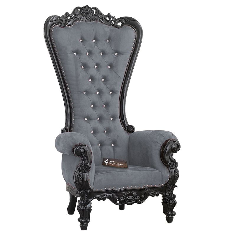 Maharaja Branka Chair | Solid wood | Velvet CRUZ INTERNATIONAL