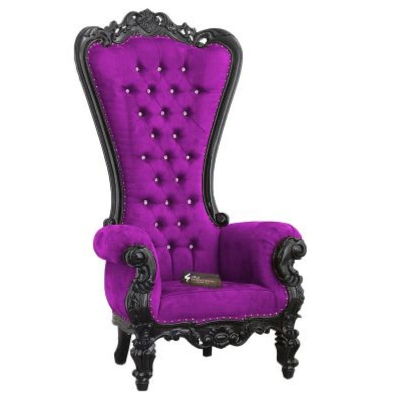 Maharaja Aloisa Chair | Solid wood | Velvet CRUZ INTERNATIONAL