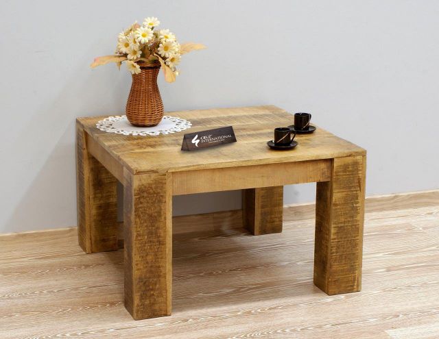 Console Auset Table | Solid Wood | Square CRUZ INTERNATIONAL