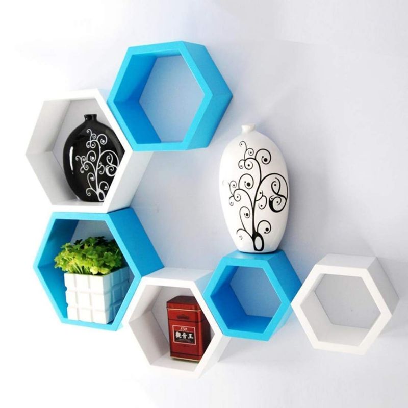 Decor Wooden Wall Rack Shelves CRUZ INTERNATIONAL