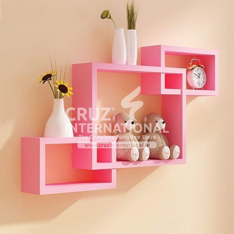 Special Wooden Wall Rack Shelves CRUZ INTERNATIONAL