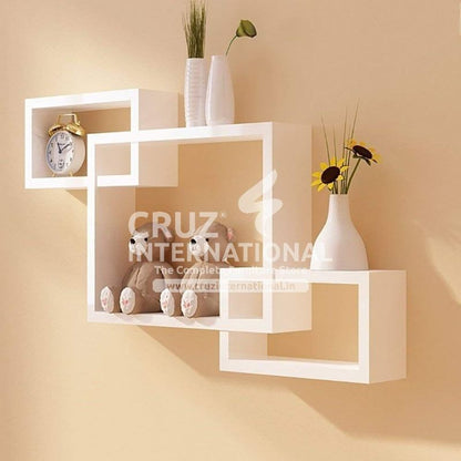 Special Wooden Wall Rack Shelves CRUZ INTERNATIONAL