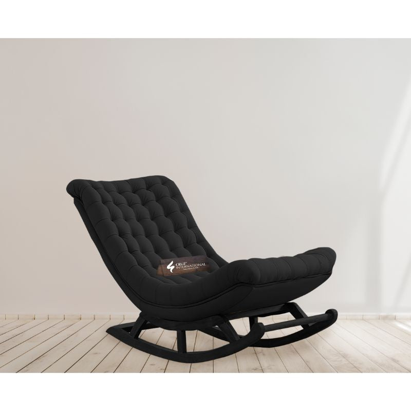 Premium Zylla Rocking Chair | Rosewood | 19 Colours Available CRUZ INTERNATIONAL