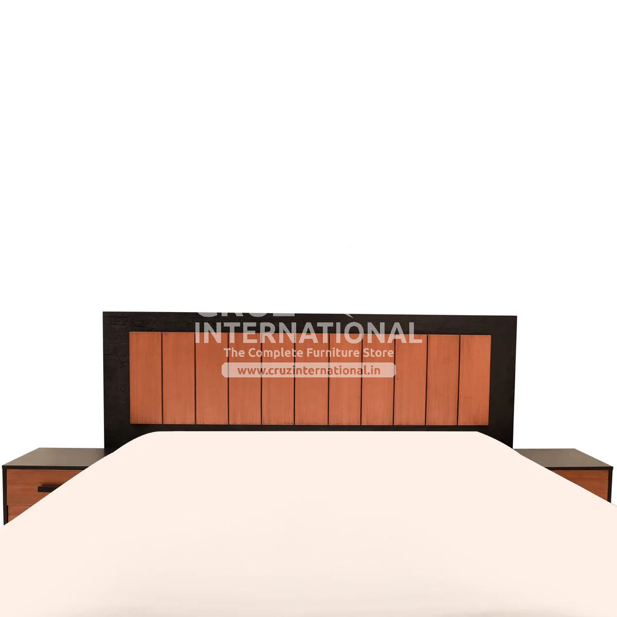 Modern Adriana Classic Gaia Bed | 2 Sizes Available | with Side table CRUZ INTERNATIONAL