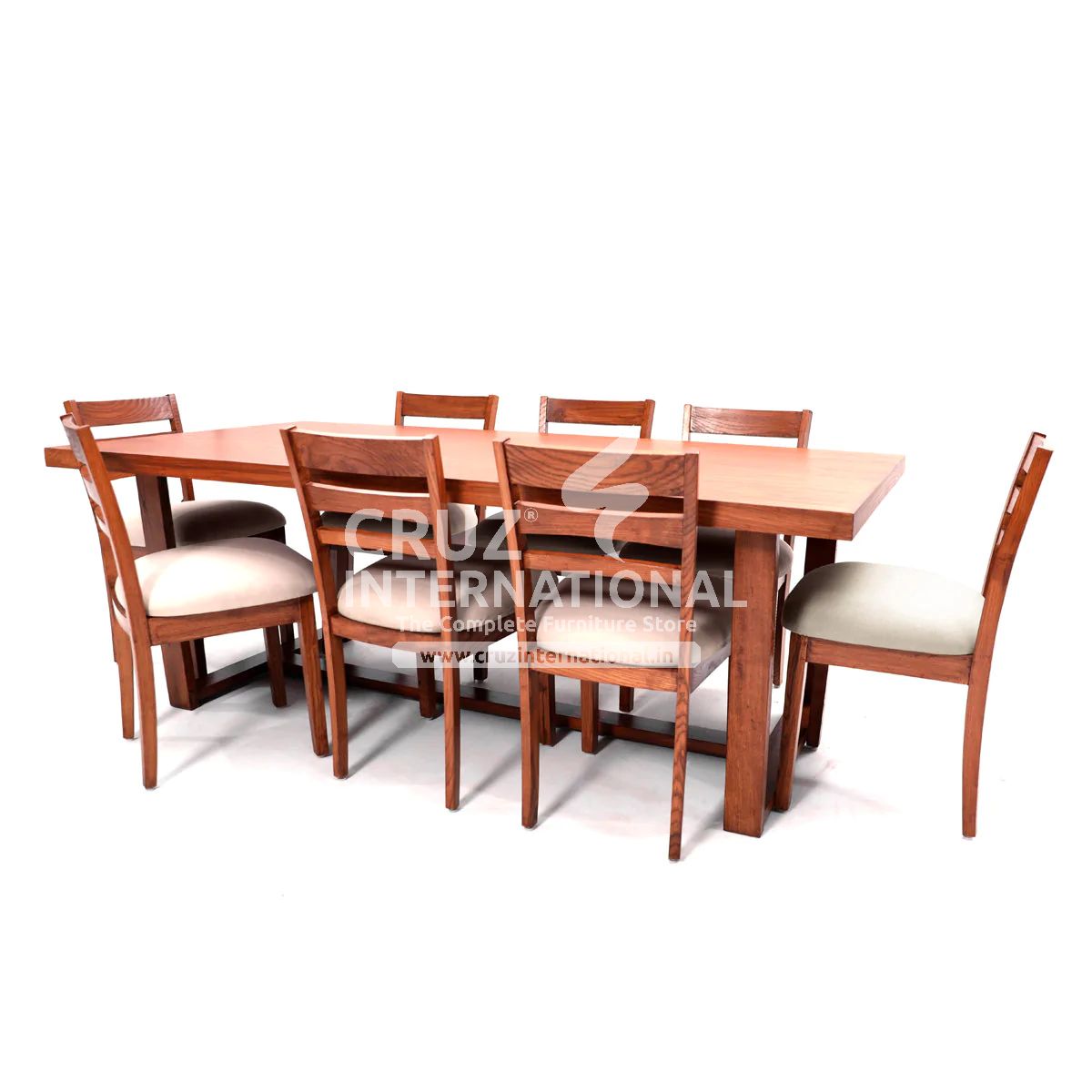 Classic Connor Benito Wooden Dinning Table | 8 Chairs & 1 Table CRUZ INTERNATIONAL