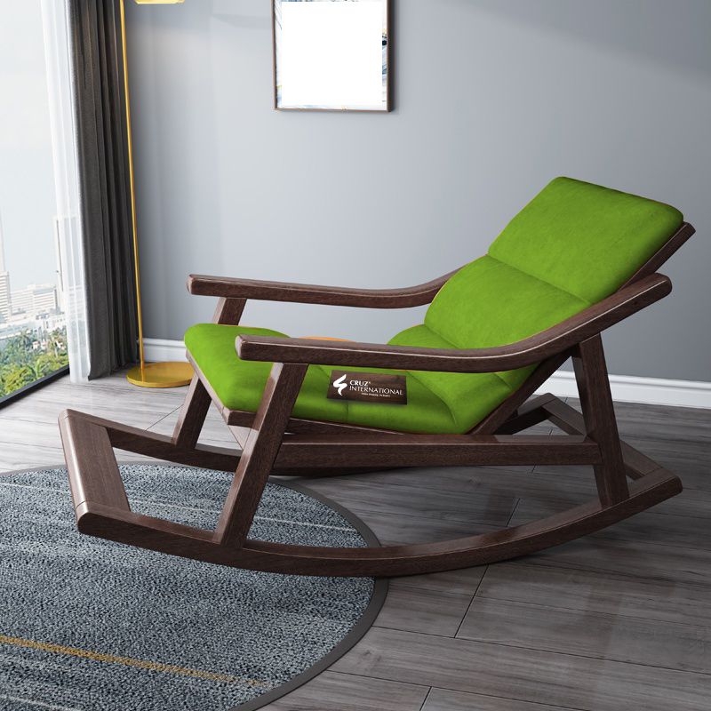 Premium Mjolnir House Rocking Chair | Rosewood | 13 Colours Available CRUZ INTERNATIONAL