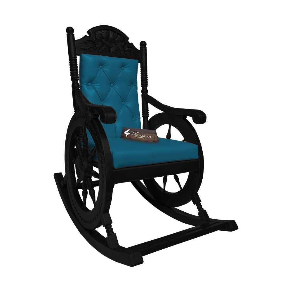 Premium Natalia Rocking Chair | Zet Black| 13 Colours Available CRUZ INTERNATIONAL