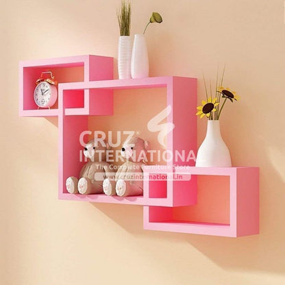 Special Wooden Wall Rack Shelves CRUZ INTERNATIONAL