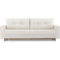 Woodland 3-Seater Solid Wood Sofa in Cream CRUZ INTERNATIONAL