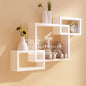 Special Wooden Wall Rack Shelves CRUZ INTERNATIONAL