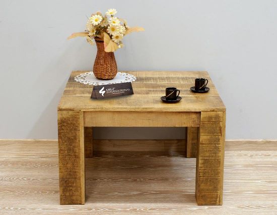 Console Auset Table | Solid Wood | Square CRUZ INTERNATIONAL