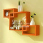 Special Wooden Wall Rack Shelves CRUZ INTERNATIONAL