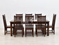 Classic Casey Wooden Dinning Table | 4 & 8 Chairs Options CRUZ INTERNATIONAL