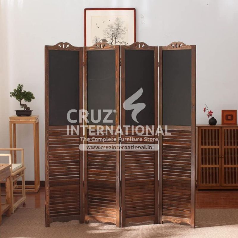 Ever Green Cenobia Wooden Partition | Divider CRUZ INTERNATIONAL