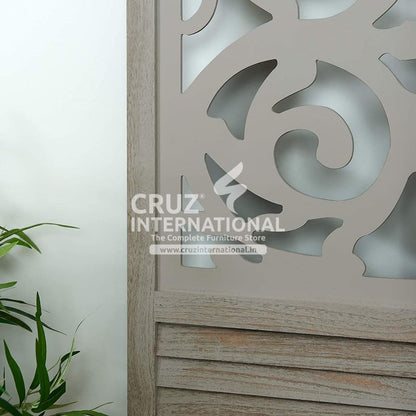 Ever Green Mario Wooden Partition | Divider | 2 Colours Available CRUZ INTERNATIONAL