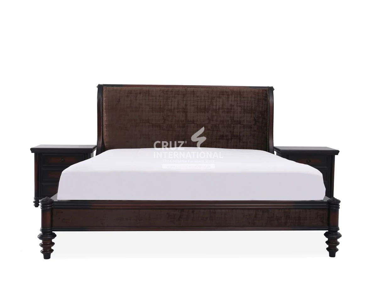 Modern Santiago Classic Gaia Bed | 2 Sizes Available | with Side table CRUZ INTERNATIONAL