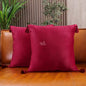 Cloud Nine Comfort Cushion Covers & Pillows (Maroon) (Pack of 2) CRUZ INTERNATIONAL