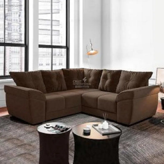 CRUZ Round Sofa: Comfortable and Stylish 5-Seater Solid Wood Design CRUZ INTERNATIONAL