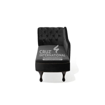 Modern Selena Wooden Settee | Lounger | 3 Colours Available CRUZ INTERNATIONAL