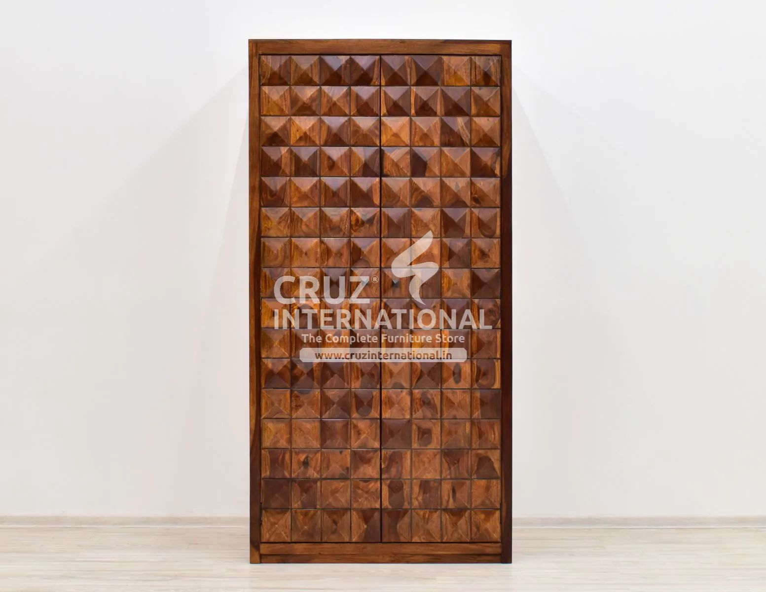 Classic Cruz Almirah & Wardrobe | Standard | Brown CRUZ INTERNATIONAL