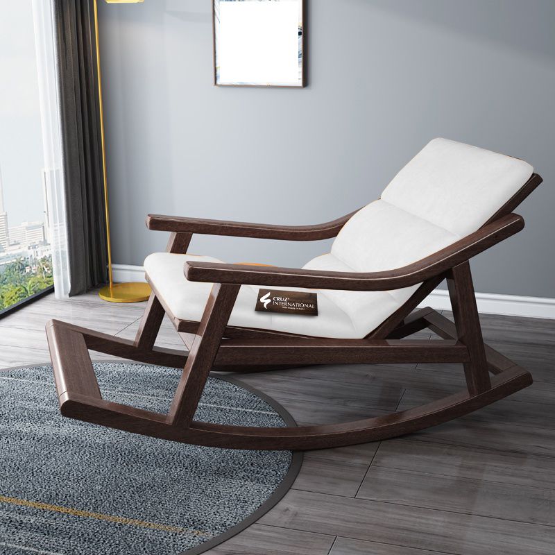 Premium Mjolnir House Rocking Chair | Rosewood | 13 Colours Available CRUZ INTERNATIONAL