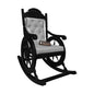 Premium Natalia Rocking Chair | Zet Black| 13 Colours Available CRUZ INTERNATIONAL