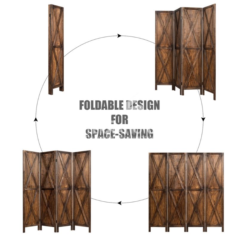 Ever Green Bernabe Wooden Partition | Divider | 2 Finish Available CRUZ INTERNATIONAL