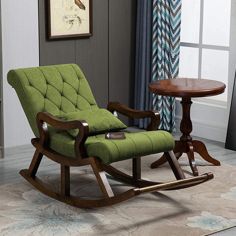 Premium Home Fernando Rocking Chair | Rosewood | 10 Colours Available CRUZ INTERNATIONAL