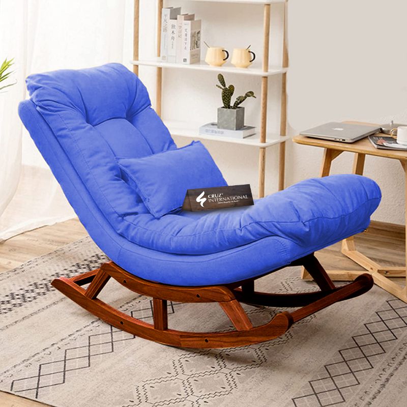 Premium Fiber Toast Rocking Chair | Natural | 16 Colours Available CRUZ INTERNATIONAL