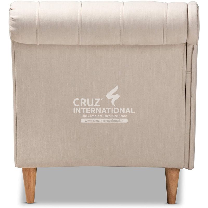 Modern Pasqual Wooden Settee | Lounger | 5 Colours Available CRUZ INTERNATIONAL