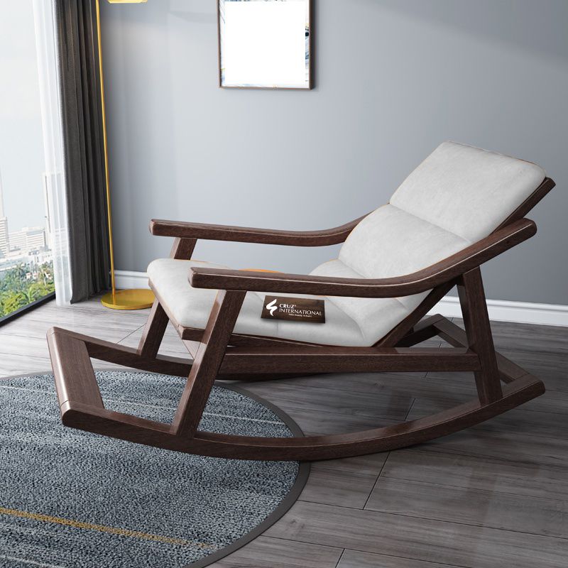 Premium Mjolnir House Rocking Chair | Rosewood | 13 Colours Available CRUZ INTERNATIONAL