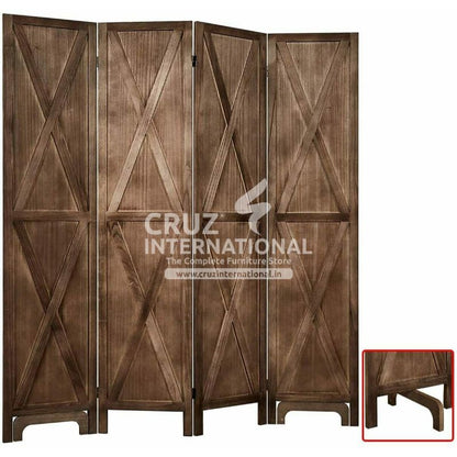 Ever Green Bernabe Wooden Partition | Divider | 2 Finish Available CRUZ INTERNATIONAL