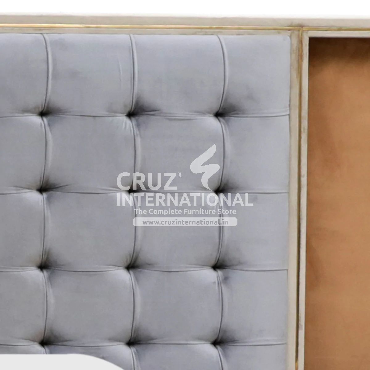 Modern Andrea Classic Gaia Bed | 2 Sizes Available | with Side table CRUZ INTERNATIONAL