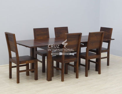 Classic Dakota Wooden Dinning Table | 4 & 6 Chairs Options CRUZ INTERNATIONAL