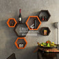 Decor Wooden Wall Rack Shelves CRUZ INTERNATIONAL