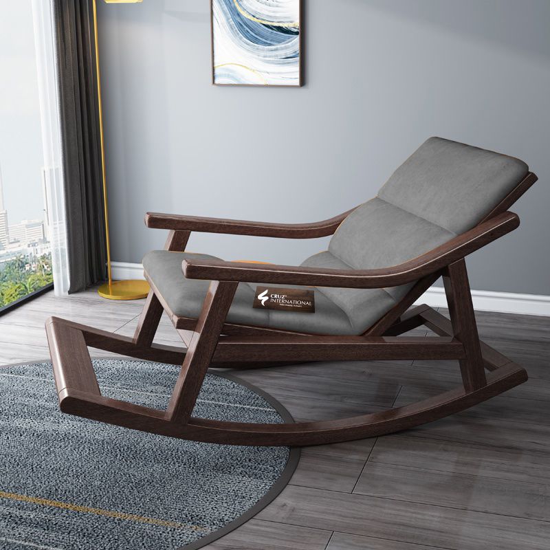 Premium Mjolnir House Rocking Chair | Rosewood | 13 Colours Available CRUZ INTERNATIONAL