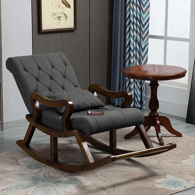 Premium Home Fernando Rocking Chair | Rosewood | 10 Colours Available CRUZ INTERNATIONAL