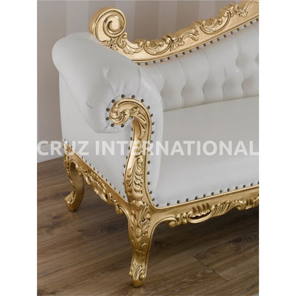 Classic Hector Carving Settee | Standard CRUZ INTERNATIONAL